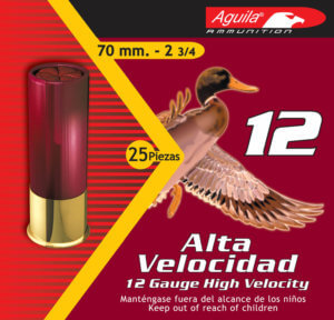 Aguila 1CHB1206 Birdshot High Velocity 12 Gauge 2.75″ 1 1/4 oz 6 Shot 25rd Box