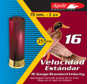 Aguila 1CHB1617 Birdshot Standard Velocity 16 Gauge 2.75″ 1 oz 7.5 Shot 25rd Box