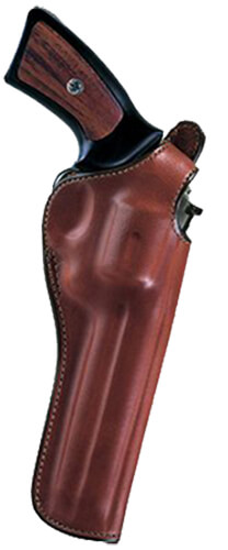 Bianchi 12676 111 Cyclone Belt Holster Size 02 OWB Open Bottom Style made of Leather with Tan Finish  Strongside/Crossdraw & Belt Loop Mount Type fits 3 Barrel Ruger GP100 & 2.5-3″ Barrel S&W K-Frame for Right Hand”