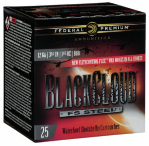 Federal PWBX134BB Premium Black Cloud FS 12 Gauge 3.50″ 1 1/2 oz 1500 fps BB Shot 25rd Box
