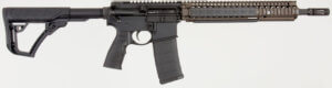 Daniel Defense 0208806027055 DDM4 M4A1 *CA Compliant 5.56x45mm NATO 14 10+1 Black Hard Coat Anodized 6 Position w/SoftTouch Overmolding Stock with Flat Dark Earth Handguard”