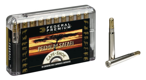 Federal P416RT1 Premium Safari Cape-Shok 416 Rem Mag 400 gr Trophy Bonded Bear Claw (TBBC) 20rd Box