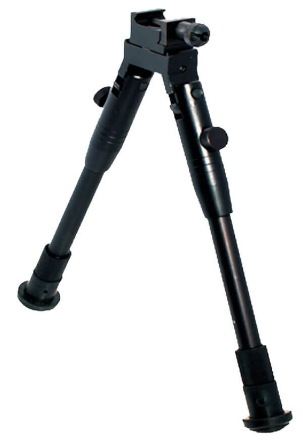 UTG TL-BP28S Shooter’s SWAT Bipod Matte Black 6.2-6.7″ Aluminum