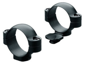 Leupold 51717 Quick Release Scope Ring Set Dual Dovetail Low 30mm Tube 0 MOA Matte Black Steel