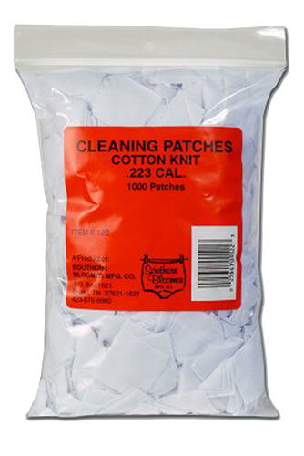 Southern Bloomer 123 Cleaning Patches  Multi-Caliber Cotton 1000 Per Bag