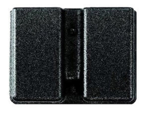 Uncle Mike’s 51371 Kydex Double Mag Case Black Kydek Belt Clip Mount Fits Belts Up To 1.75″ Compatible With Single Stack Magazines