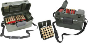 MTM Case-Gard S25D41 Dual Gauge Shotshell Case Shotgun Clear Smoke Polypropylene 25rd