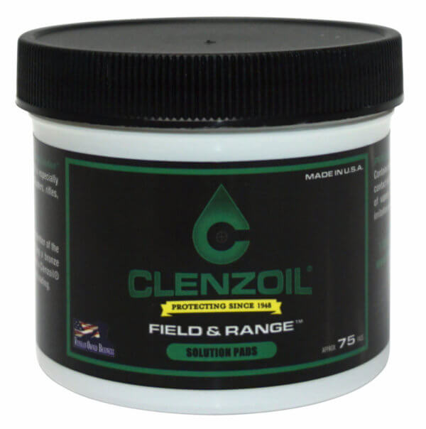 Clenzoil 2014 Field & Range Patch Kit .50 Cal/12 Gauge Cotton Wipes 75 Per Pkg