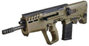 IWI US T7G1610 Tavor 7 7.62x51mm NATO Caliber with 16.50″ Barrel 10+1 Capacity OD Green Metal Finish OD Green Fixed Bullpup Stock & Polymer Grip Right Hand