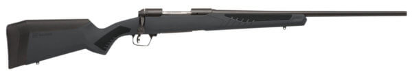 Savage Arms 57064 110 Hunter 7mm-08 Rem 4+1 22  Matte Black Metal  Gray Fixed AccuStock with Accufit”