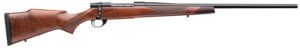 Weatherby VDT300WR6O Vanguard Sporter 300 Wthby Mag Caliber with 3+1 Capacity 26″ Barrel Matte Blued Metal Finish & Satin Turkish Walnut Fixed Monte Carlo Stock Right Hand (Full Size)