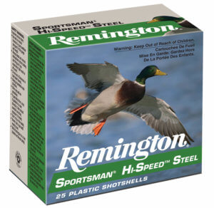 Remington Ammunition 20973 Sportsman Hi-Speed Waterfowl 12 Gauge 3″ 1 1/8 oz BB Shot 25rd Box