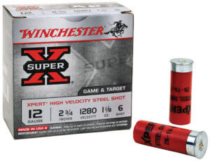 Winchester Ammo WE20GTVP6 Super X Xpert High Velocity 20 Gauge 2.75″ 3/4 oz 1325 fps 6 Shot 100rd Box (Value Pack)