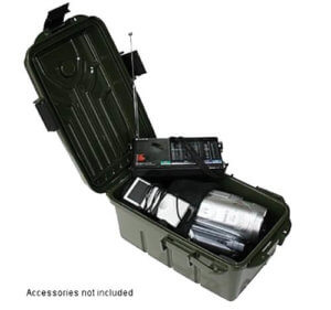 MTM Case-Gard RM-100-24 Case-Gard R-100 Multi-Caliber/410 Gauge Rifle/Shotgun Clear Blue Polypropylene 100rd