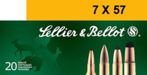 Sellier & Bellot SB757A Rifle  7x57mm Mauser 140 gr Full Metal Jacket 20rd Box