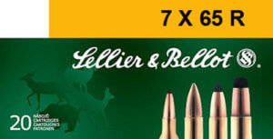 Sellier & Bellot SB765RA Rifle 7x65mmR 173 gr Soft Point Cut-Through Edge (SPCE) 20rd Box