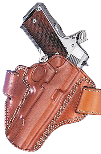 Galco CM158 Combat Master OWB Tan Leather Belt Slide Fits S&W J Frame Fits Charter Arms Undercover Right Hand