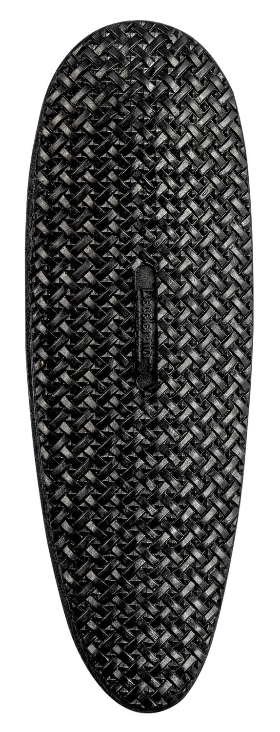 Pachmayr 01317 D750B Decelerator Field Style Recoil Pad Medium Black Basketweave Rubber 1 Thick”