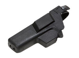 Glock HO17045 Duty Holster OWB Black Polymer w/Thumb Break Retention Strap For Use w/Glock 17 Gen34&5/22 Gen 3&4 Only/31 Gen3&4 Fits 1.77″ (45mm) Belt Right Hand