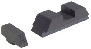 AmeriGlo GT505 Defoor EDC Sight Set for Glock Black | Black Front and Rear