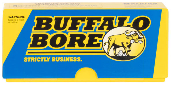 Buffalo Bore Ammunition 41A20 Premium Supercharged Strictly Business 358 Win 225 gr Spitzer Boat-Tail (SBT) 20rd Box