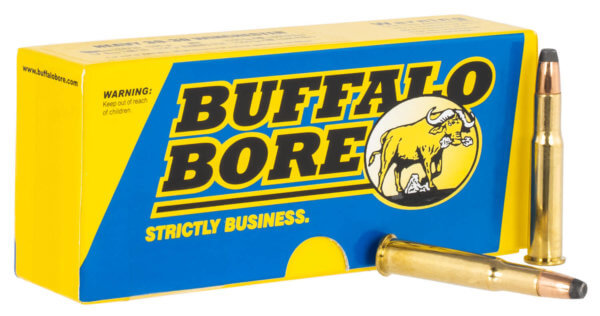 Buffalo Bore Ammunition 42A20 Premium Supercharged Strictly Business 35 Whelen 225 gr Spitzer Boat-Tail (SBT) 20rd Box