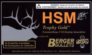HSM BER30378210V Trophy Gold 30-378 Wthby Mag 210 gr Match Very Low Drag 20rd Box