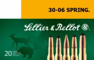 Sellier & Bellot SB3006E Rifle 30-06 Springfield 180 gr Soft Point Cut-Through Edge (SPCE) 20rd Box