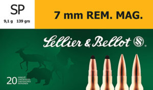 Sellier & Bellot SB7B Rifle 7mm Rem Mag 139 GR Soft Point (SP) 20rd Box