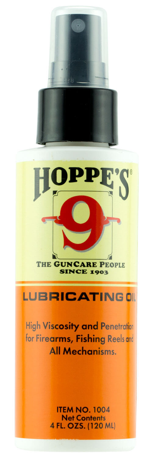Hoppe’s 1004 No. 9 Lubricating Oil 4 oz. Pump Bottle
