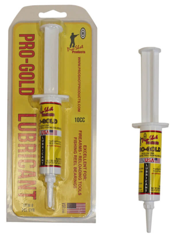 Pro-Shot PGLSYR Pro-Gold Lubricant 10 cc Needle Oiler
