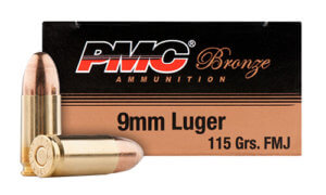 PMC 9ABP Bronze Battle Pack 9mm Luger 115 gr Full Metal Jacket (FMJ) 300rd Box