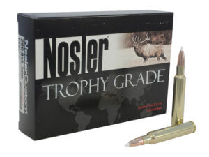 Nosler 60125 Trophy Grade Long-Range Hunting 270 Win 150 gr Nosler Spitzer AccuBond-Long Range (SABLR) 20rd Box