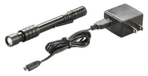 Streamlight 66133 Stylus Pro USB Black Anodized Aluminum White LED 90/350 Lumens 109 Meters Range