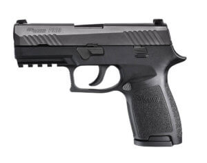 Sig Sauer 320C9BSSMSMA P320 Compact *MA Compliant 9mm Luger 3.90″ 10+1 Black Black Polymer Grip Manual Safety