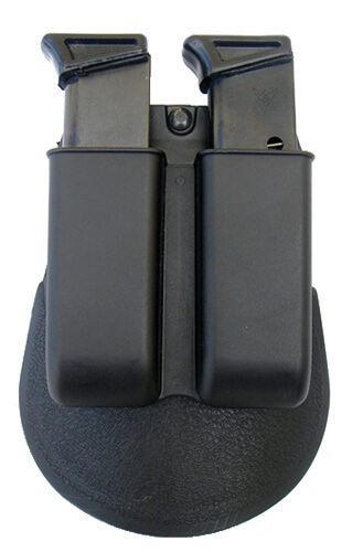 Fobus 6922P Double Mag Pouch Black Polymer Paddle Compatible w/ Single Stack