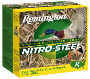 Remington Ammunition 20837 Nitro-Steel High Velocity 12 Gauge 3.50″ 1 1/2 oz BB Shot 25rd Box