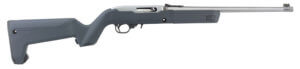 Ruger 31152 10/22 Takedown 22 LR 10+1 16.40 Barrel  Satin Stainless Steel  Magpul X-22 Backpacker Stealth Gray Stock  Cross-Bolt Manual Safety  Includes 4 BX-1 Magazines”