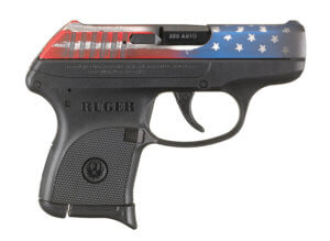 Ruger 13710 LCP 380 ACP 2.75″ 6+1 American Flag Cerakote, Black Polymer Grip