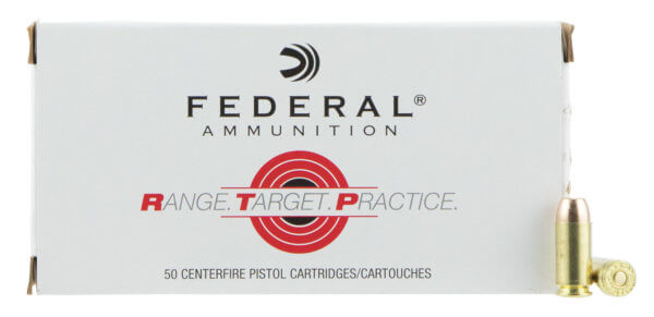 Federal RTP40180 Range & Target  40 S&W 180 gr Full Metal Jacket 50rd Box