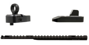 XS Sights ML10015 Marlin Optic Mounts & Ghost Ring WS Sight Sets  Black White Stripe Front  Ghost Rear for Marlin 1895