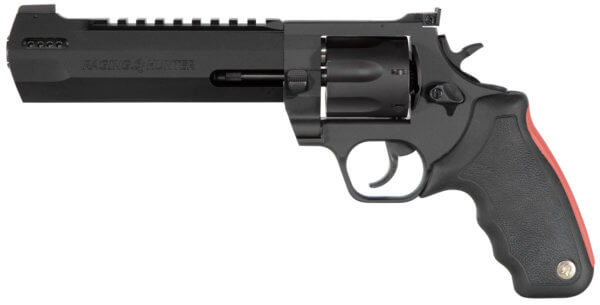 Taurus 2357061RH Raging Hunter 357 Mag 7rd 6.75″ Matte Black Oxide Steel Black Rubber with Integrated Red Cushion Insert Grip