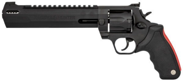Taurus 2357081RH Raging Hunter 357 Mag 7rd 8.37″ Matte Black Oxide Steel Black Rubber with Integrated Red Cushion Insert Grip