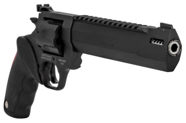 Taurus 2357081RH Raging Hunter 357 Mag 7rd 8.37″ Matte Black Oxide Steel Black Rubber with Integrated Red Cushion Insert Grip