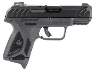 Ruger 3815 Security-9 Compact Pro 9mm Luger 3.42″ 10+1 Black Black Oxide Steel Slide Black Polymer Grip