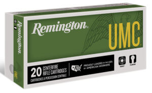 Remington Ammunition 23661 UMC Target 450 Bushmaster 260 gr Full Metal Jacket (FMJ) 20rd Box