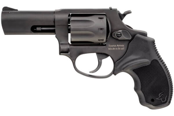 Taurus 2-942M031 942 22 WMR Caliber with 3″ Barrel 8rd Capacity Cylinder Overall Matte Black Finish Steel & Finger Grooved Black Polymer Grip
