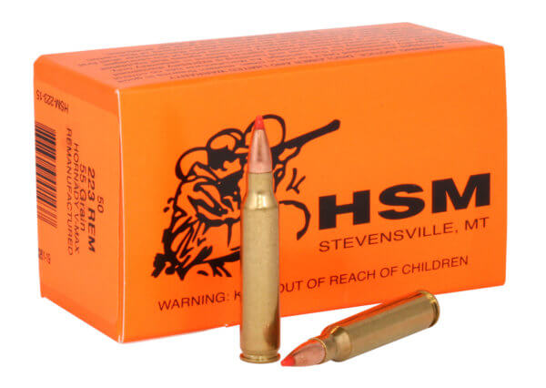 HSM 22315 Varmint Hunting 223 Rem 55 gr Hornady V-Max (VMX) 50rd Box