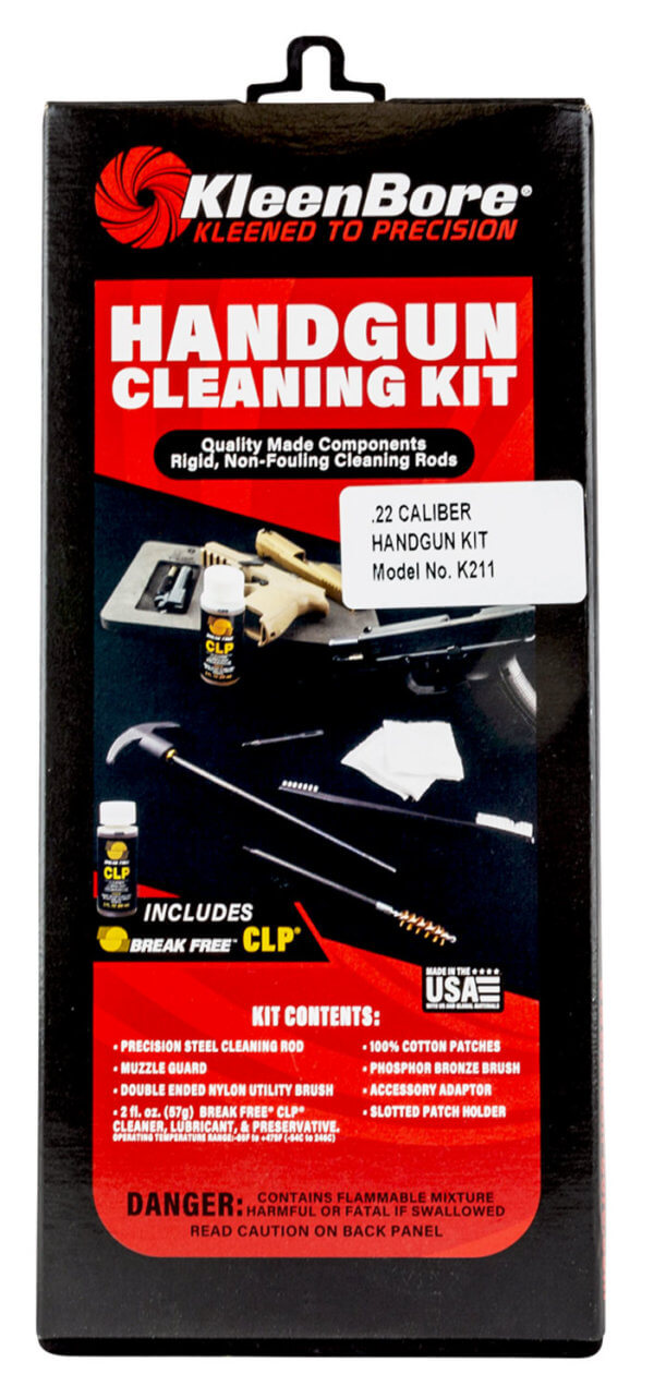 KleenBore K211 Classic Cleaning Kit .22 Cal Handgun