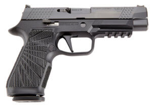 Polymer80 PFS9CMPBLK PFS9 Full Size 9mm Luger 4.49″ 17+1 Black Aggressive Textured Black Polymer Grip